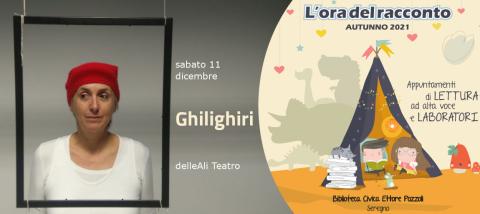 banner Ghilighiri, delleAli Teatro